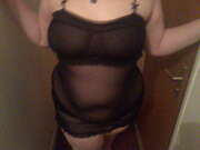 Photos de la lingerie de Skyler, nuisette transparente